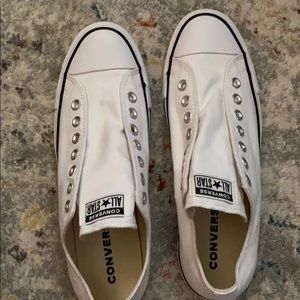 NIB WHITE Converse Chuck Taylor All Star Slip 11M